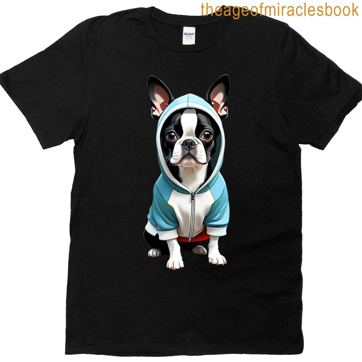 Cozy Boston Terrier Oversized T-shirt
