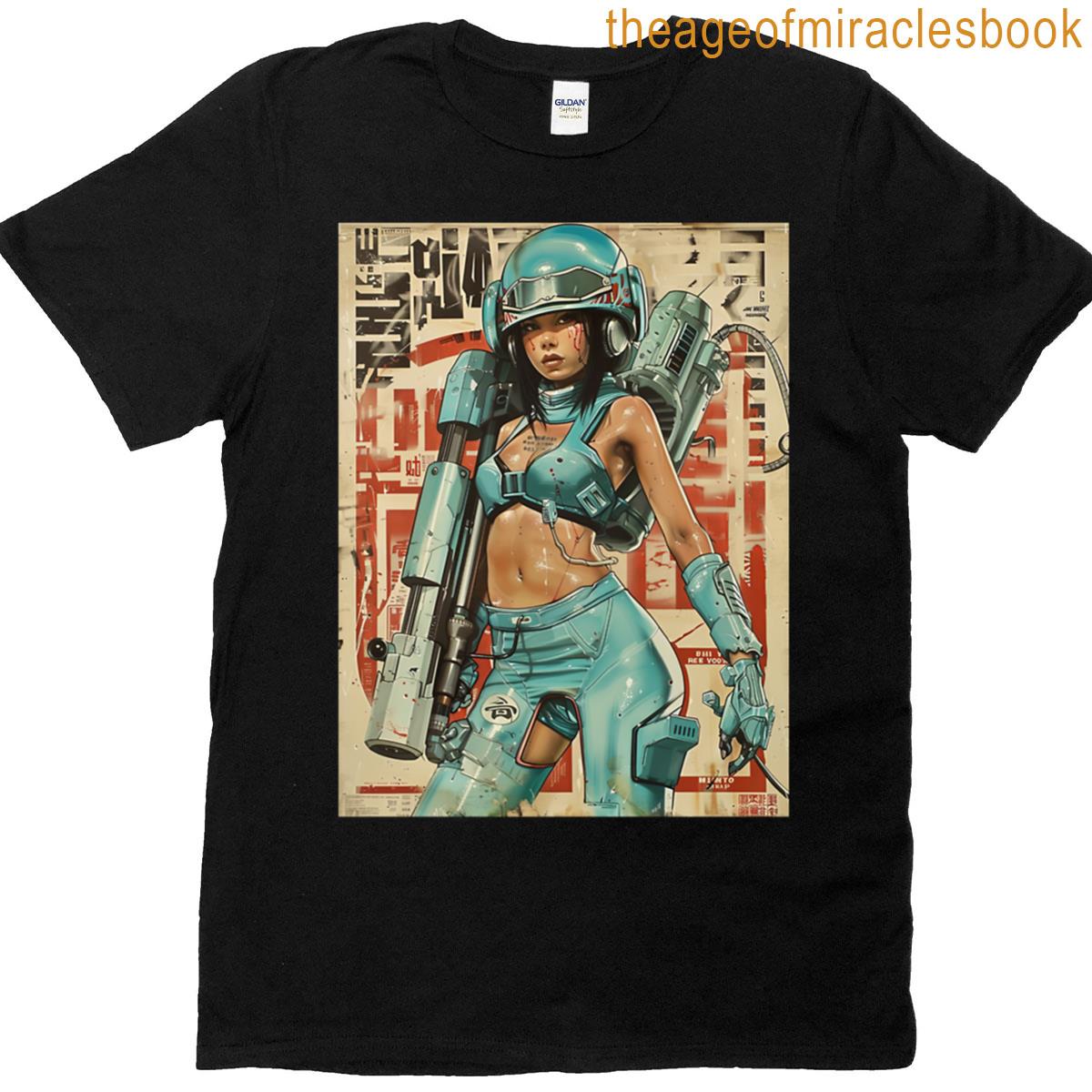 Cyber Geishas Last Stand T-shirt