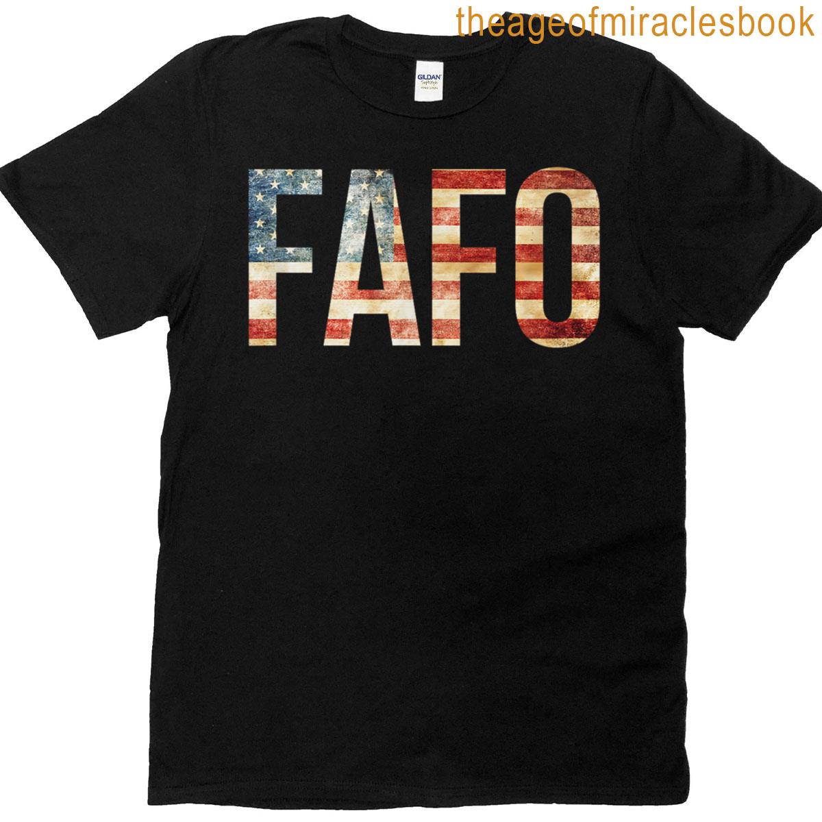 Fafo American Flag T-shirt