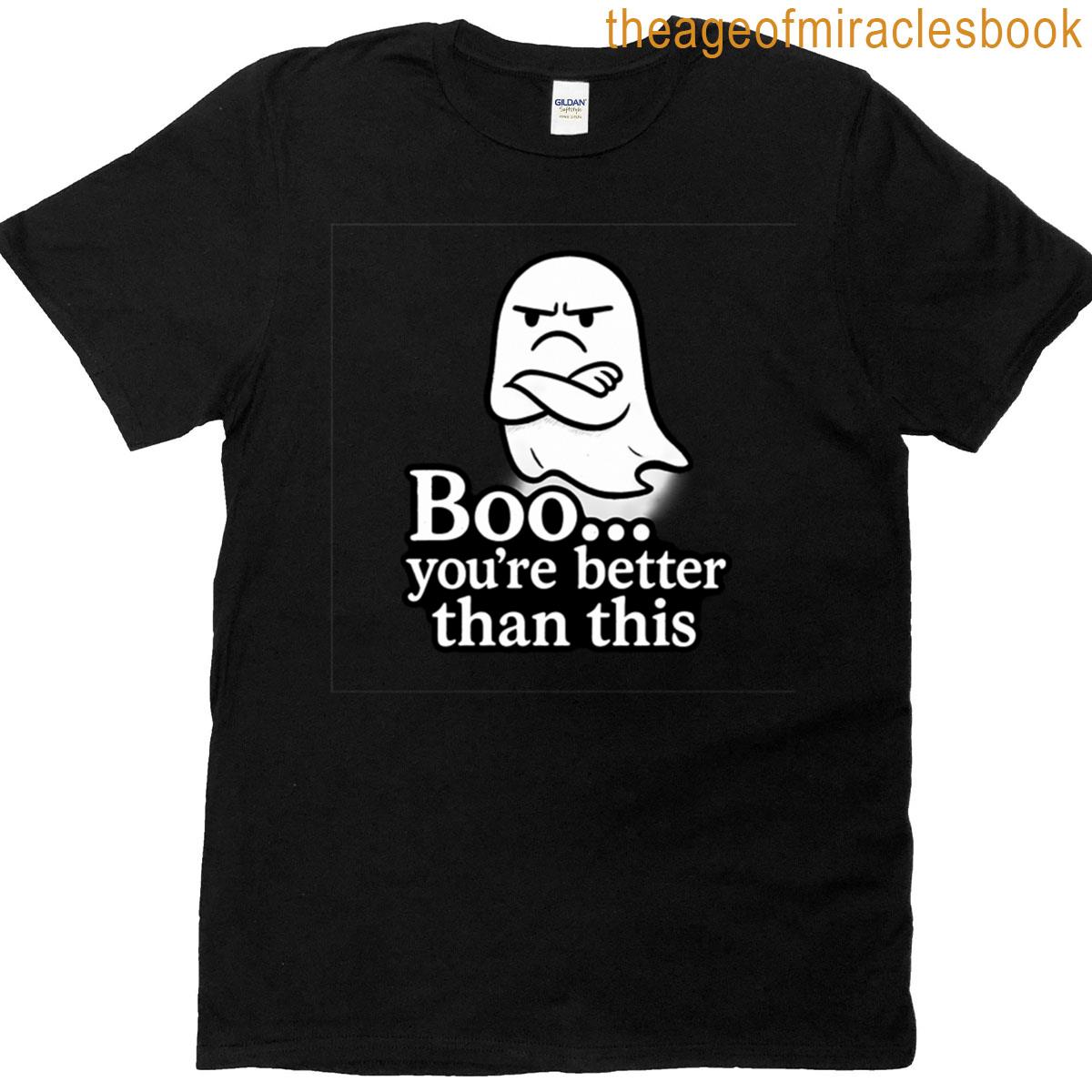 Funny Grumpy Ghost Of Disapproval Boo T-shirt