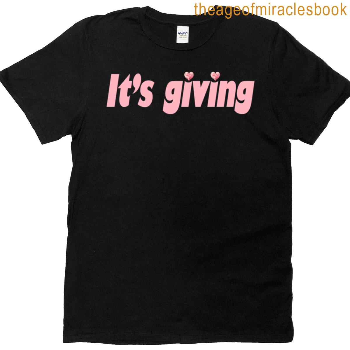 Its Giving – Funny Gen Alpha Slangs T-shirt
