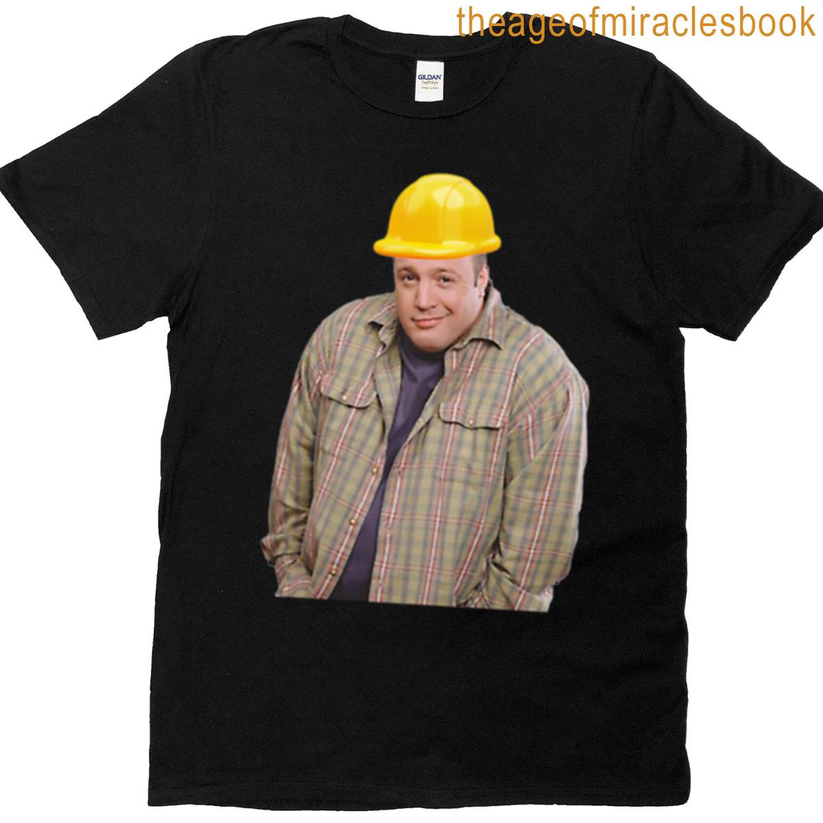 Kevin James Hard Hat Meme Sticker Oversized T-shirt