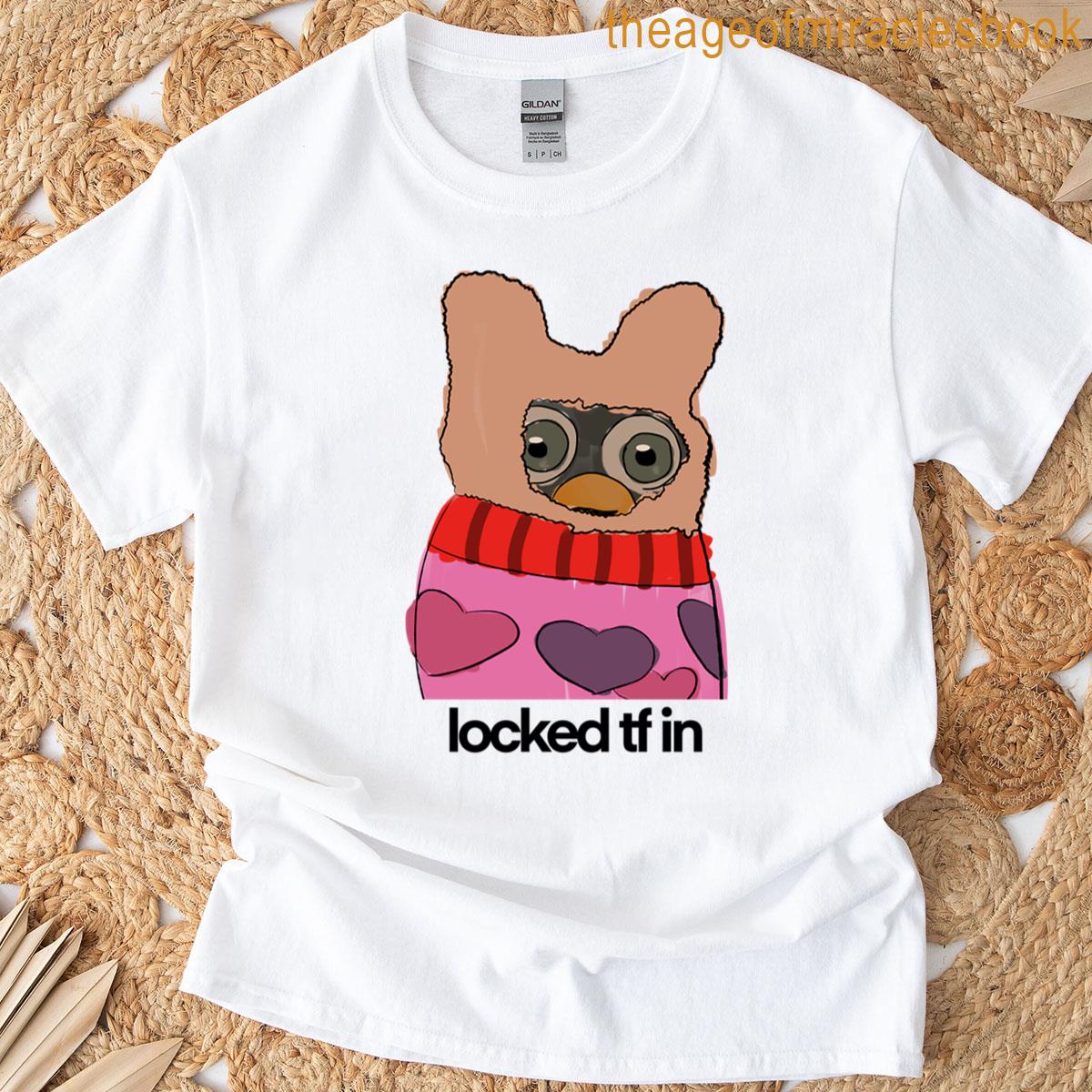 Locked Tf In Oversized T-shirt