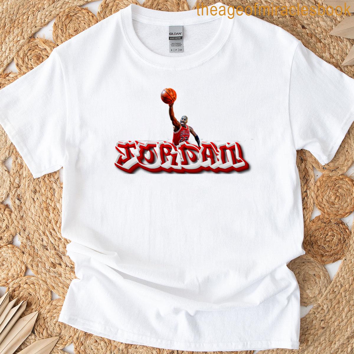 Michael Jordan Graffiti Style Oversized T-shirt