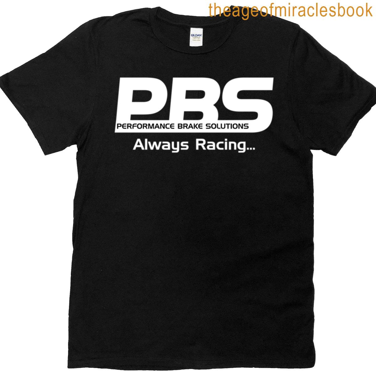Pbs – White Text T-shirt