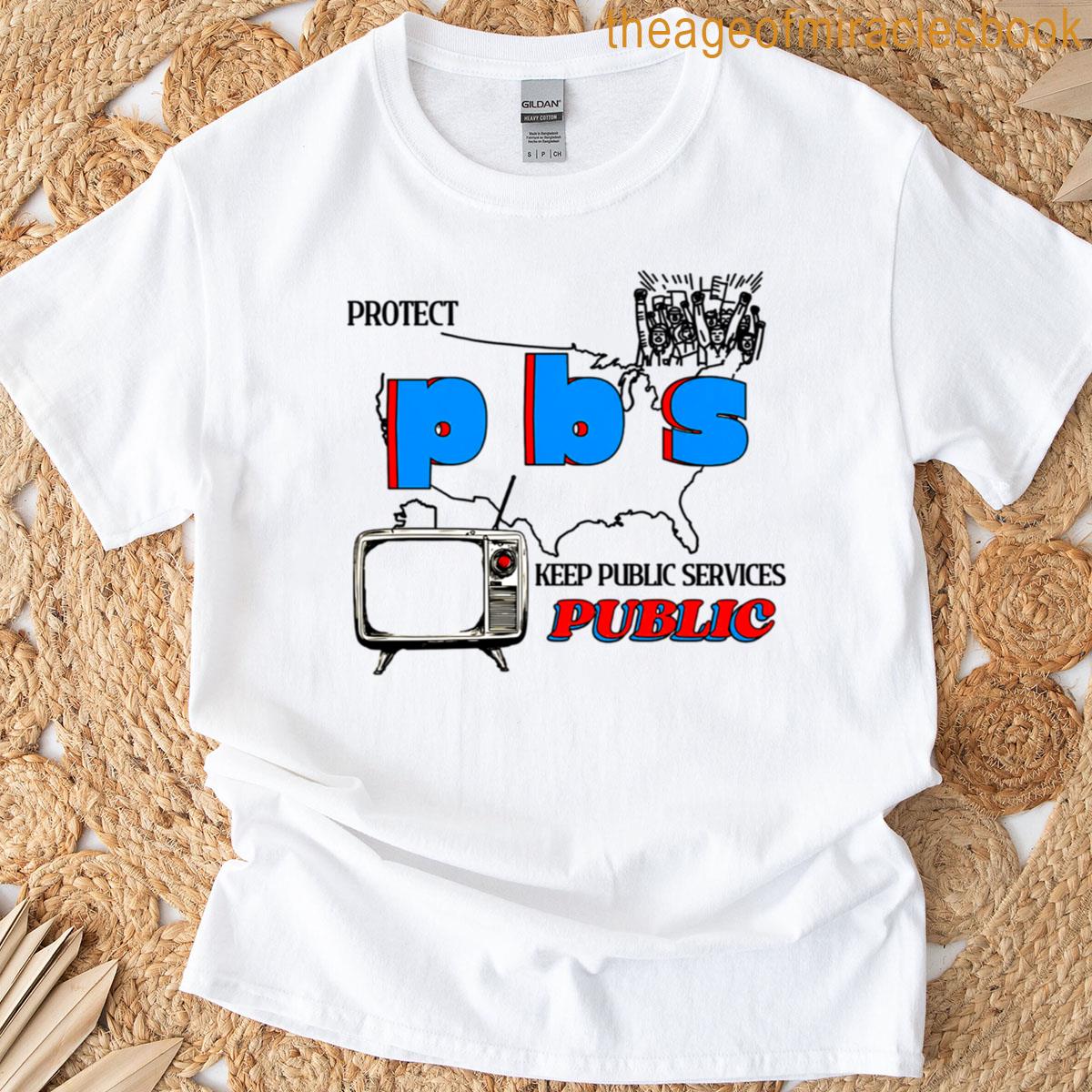 Protect Pbs Liberal Groovy T-shirt