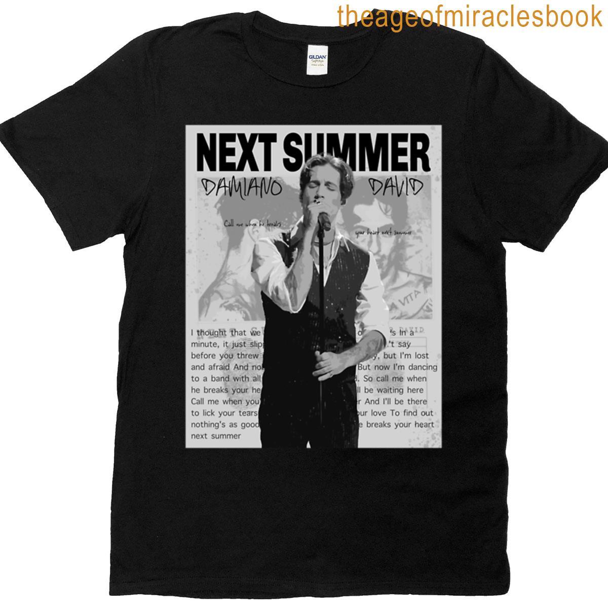 Damiano David Next Summer T-shirt