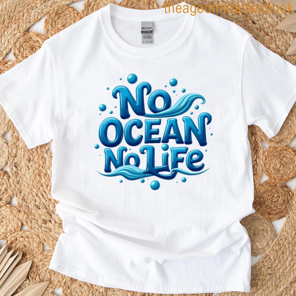 No Ocean No Life Oversized T-shirt