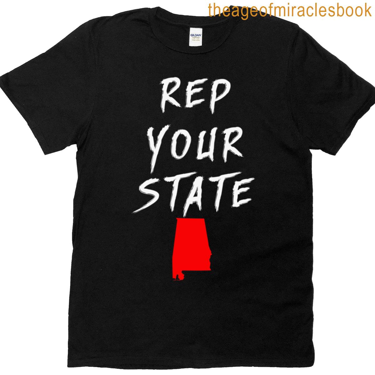 Rep Your State Alabama T-shirt