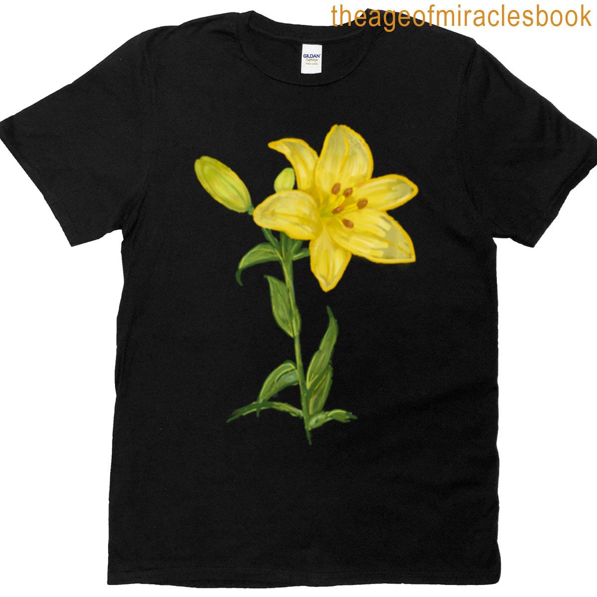 Yellow Lily Flower T-shirt