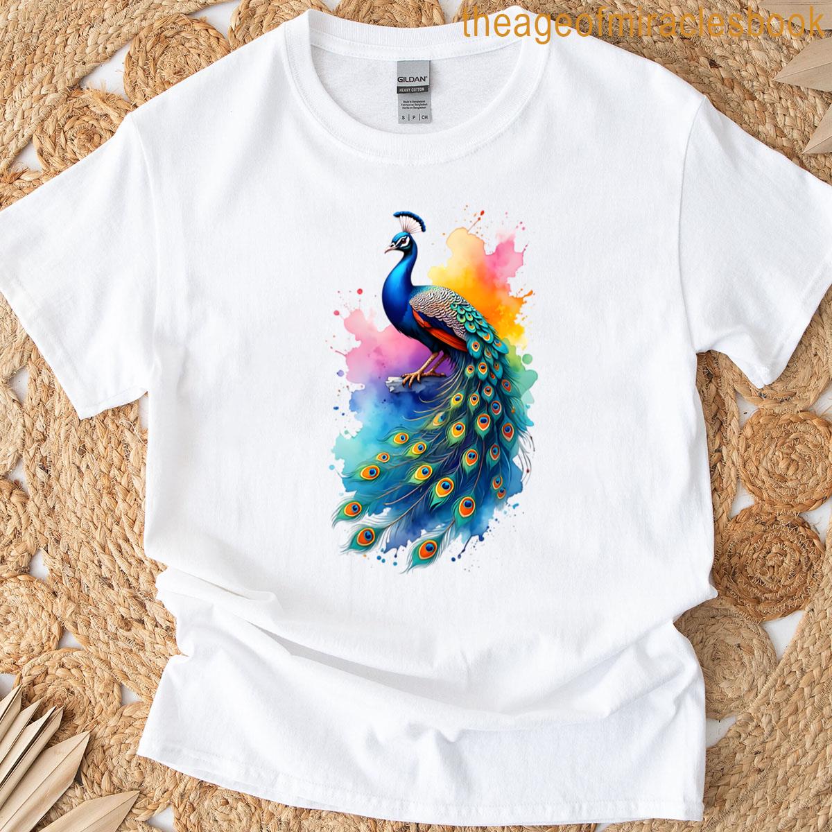 Peacock Art Oversized T-shirt