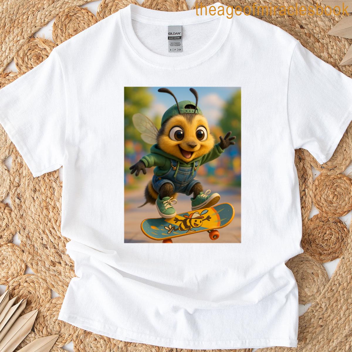Skater Ivy Bee Oversized T-shirt