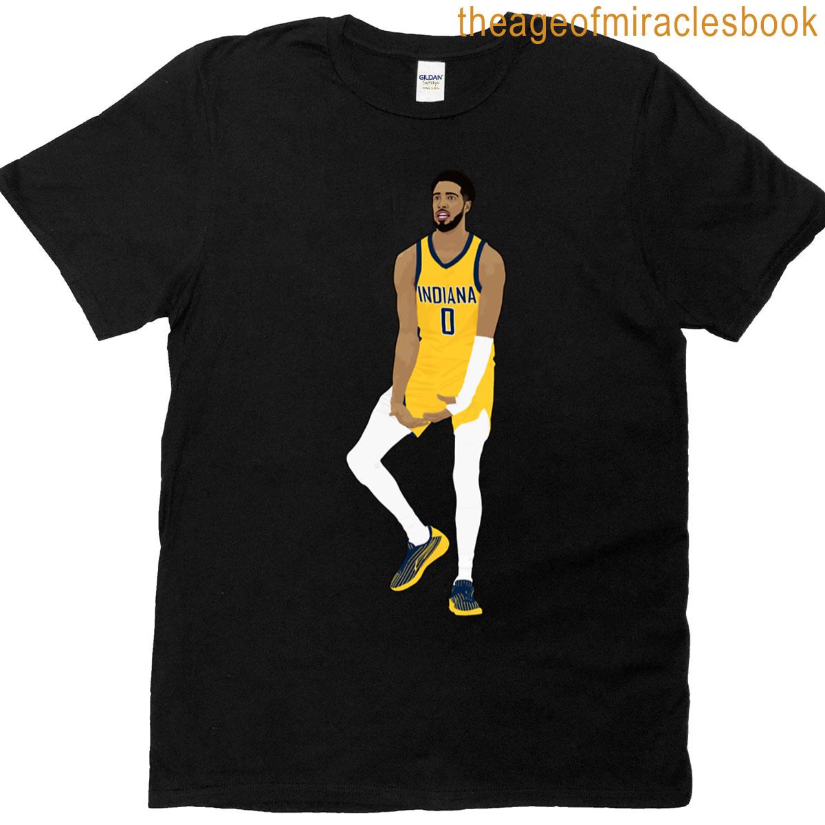 Tyrese Haliburton Celebration T-shirt