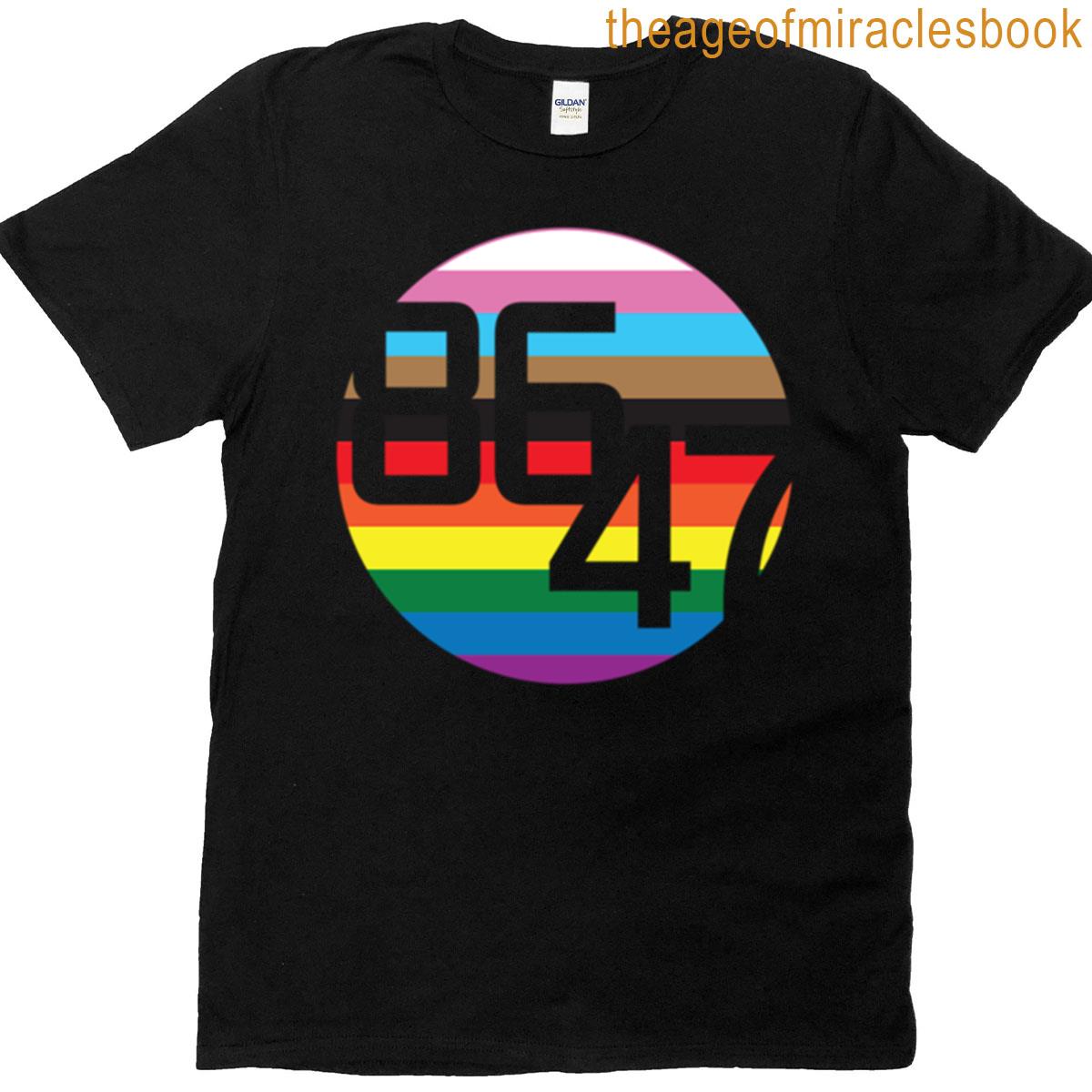 8647 Lgbtq Dot Oversized T-shirt