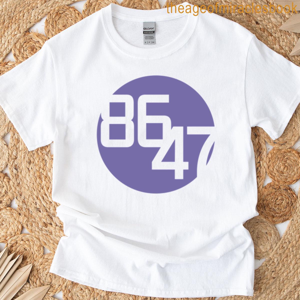 8647 Light Purple Dot T-shirt