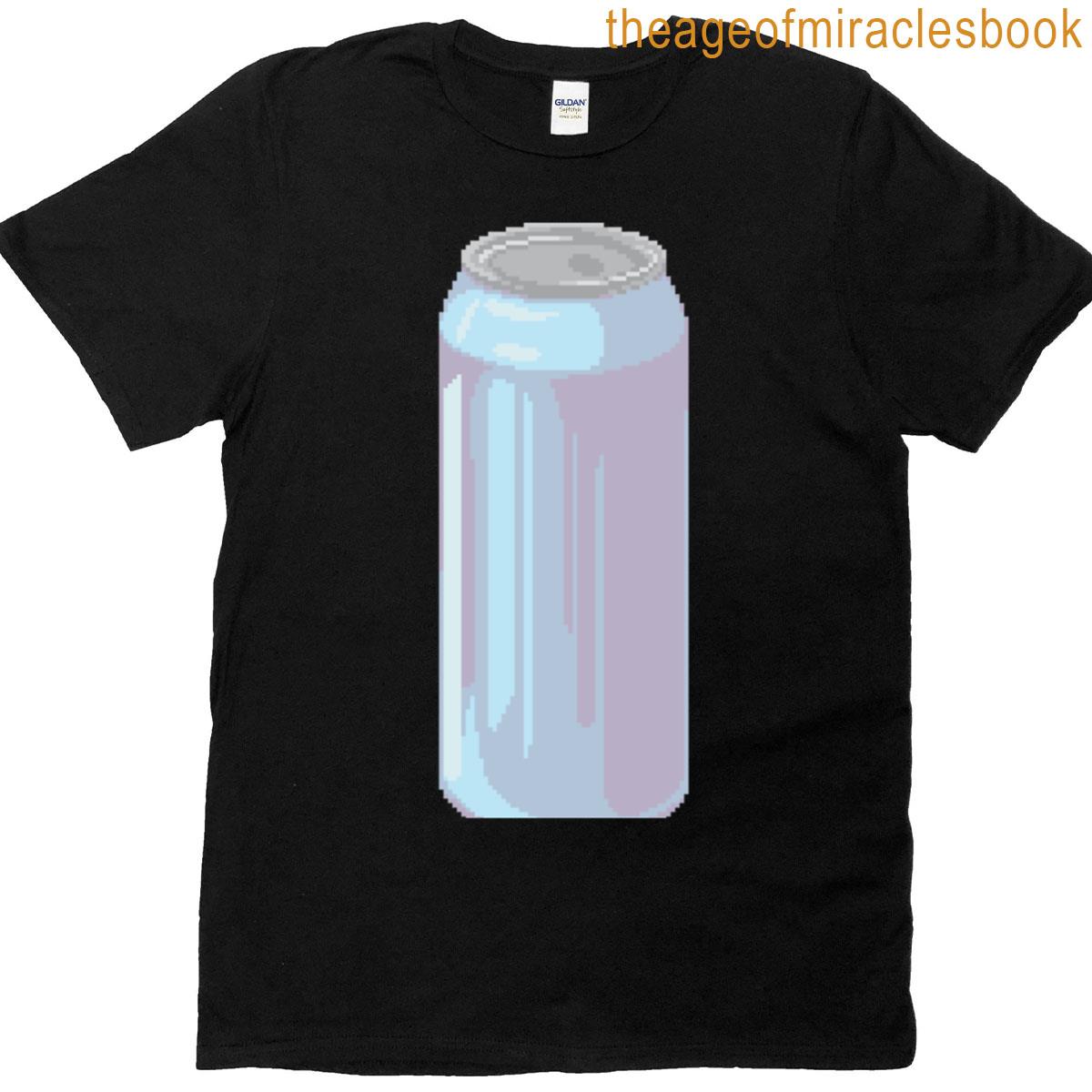 Blue Drink Can Pixel Art T-shirt