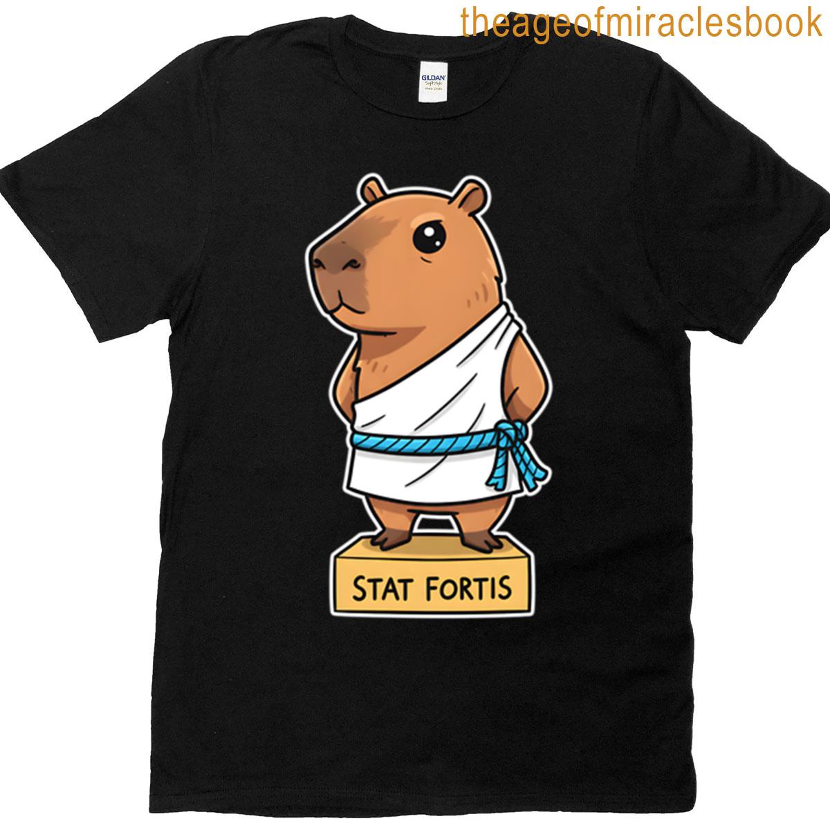 Capybara Philosophized On A Pedestal T-shirt