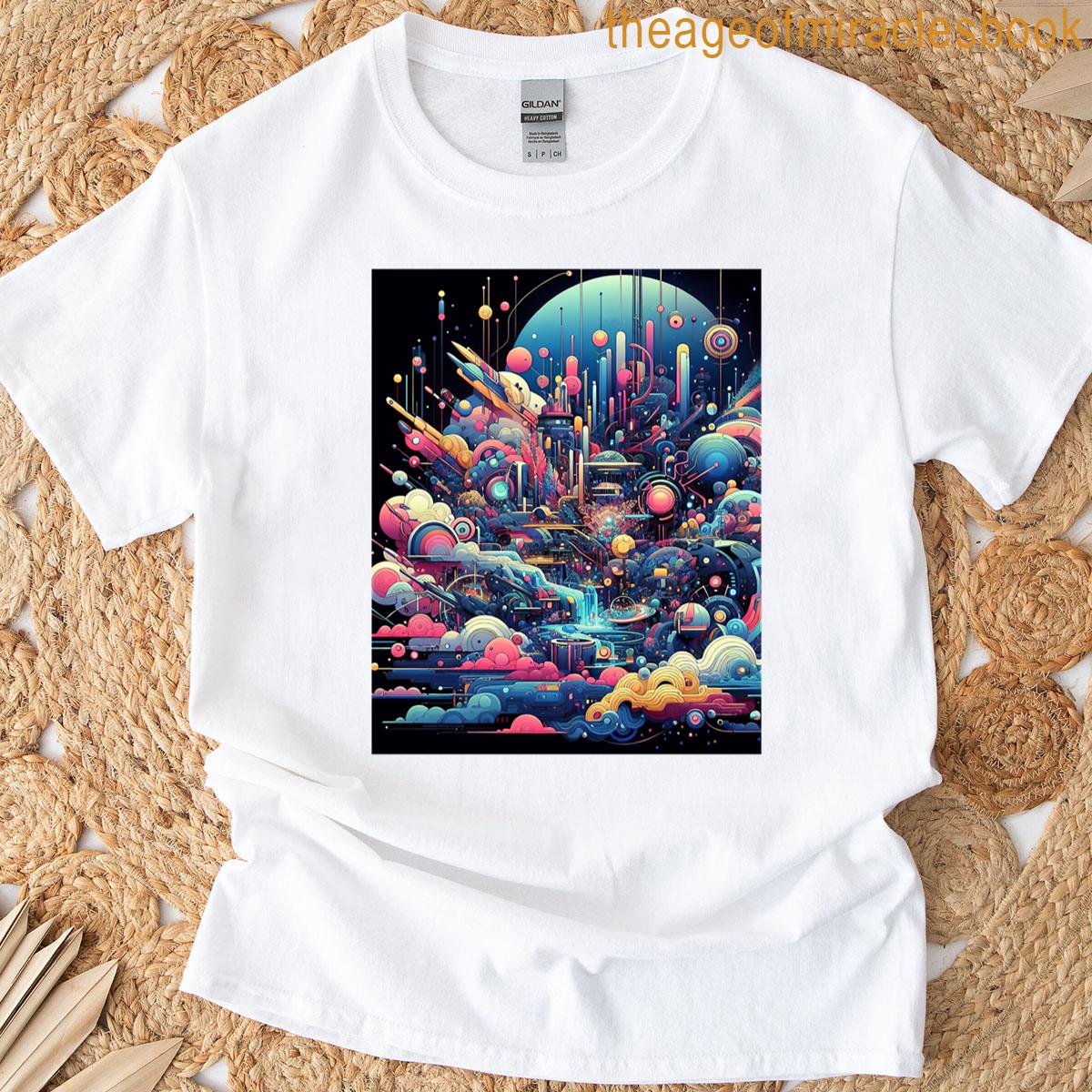 Cosmic Kaleidoscope Graphic T-shirt