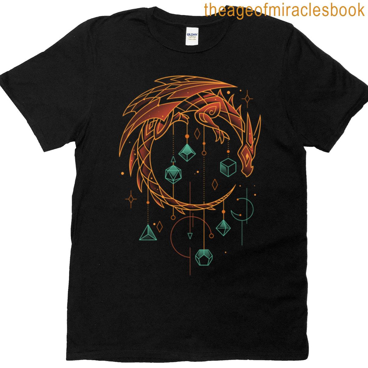 Draconic Dice Keeper – Roleplayer Gamer T-shirt
