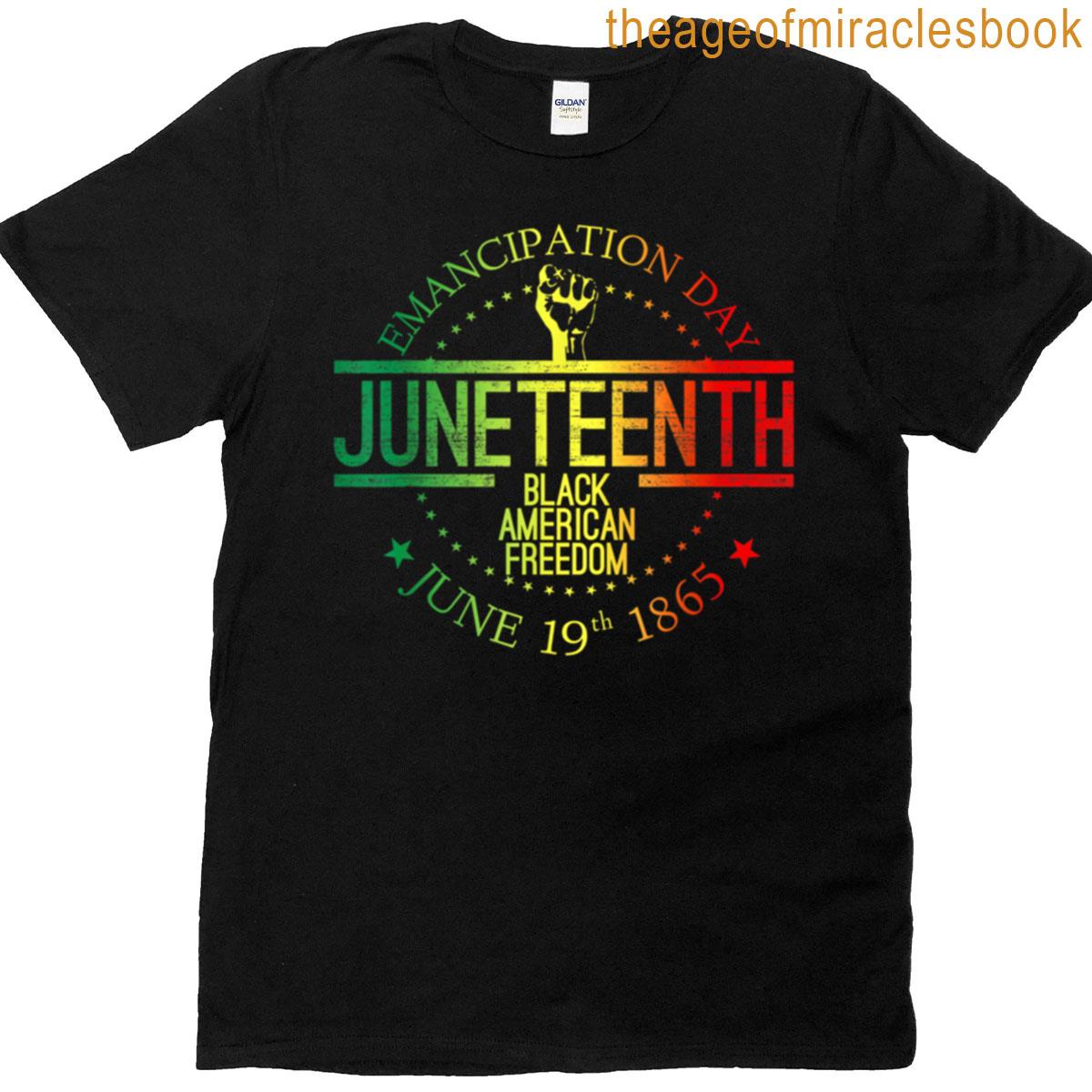 Emancipation Day Juneteenth Independence Freedom Day Oversized T-shirt