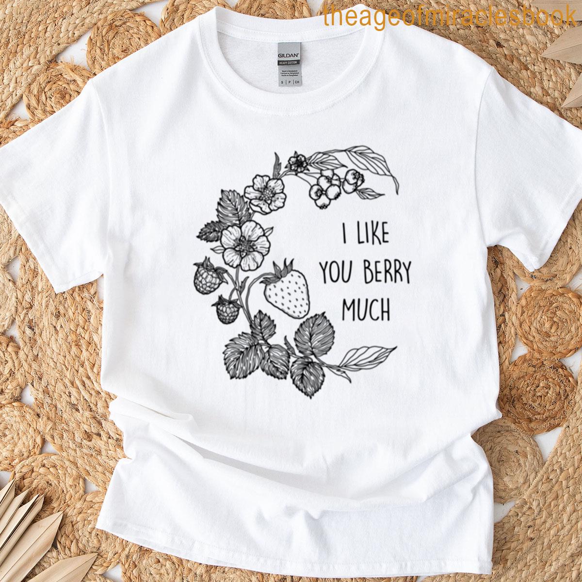 I Like You Berry Much Oversized T-shirt