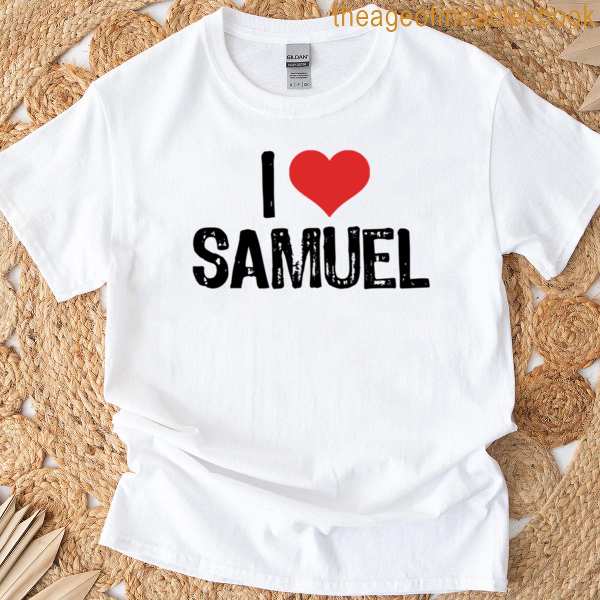 I Love Samuel Active T-shirt