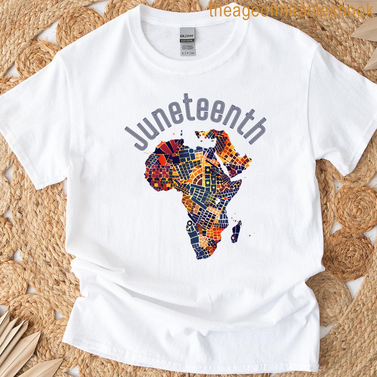 Juneteenth Africa Mosaic Puzzles T-shirt