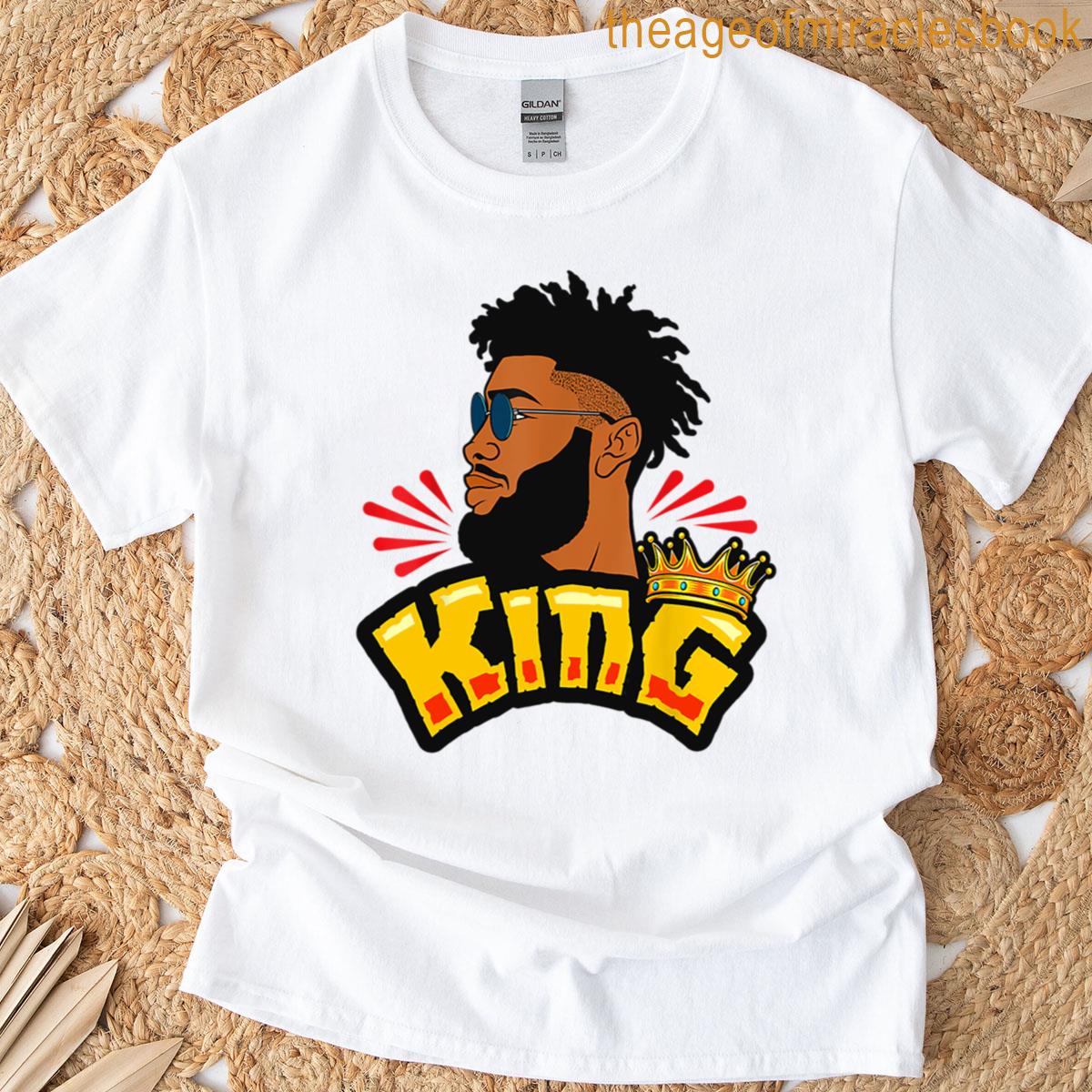 King Juneteenth Independence Freedom Day Oversized T-shirt