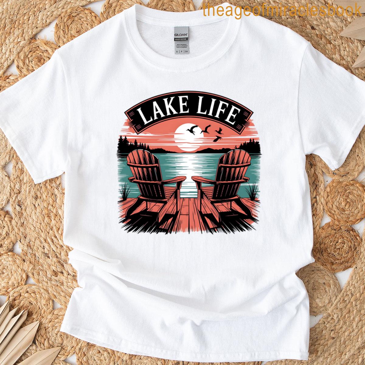 Lake Life Fitted Scoop T-shirt