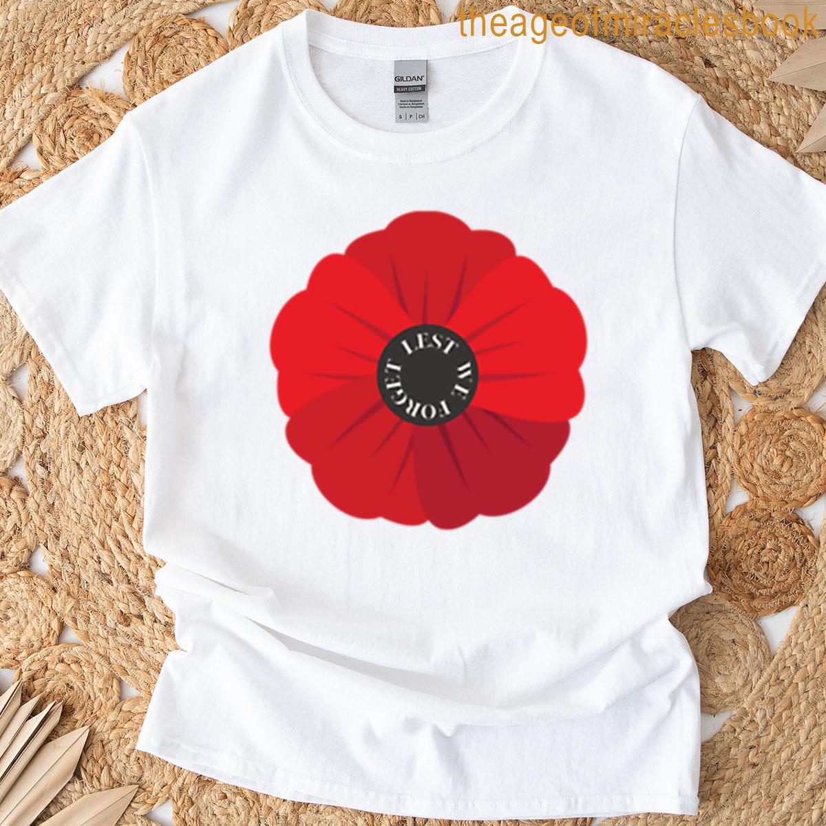 Lest We Forget Poppy Oversized T-shirt