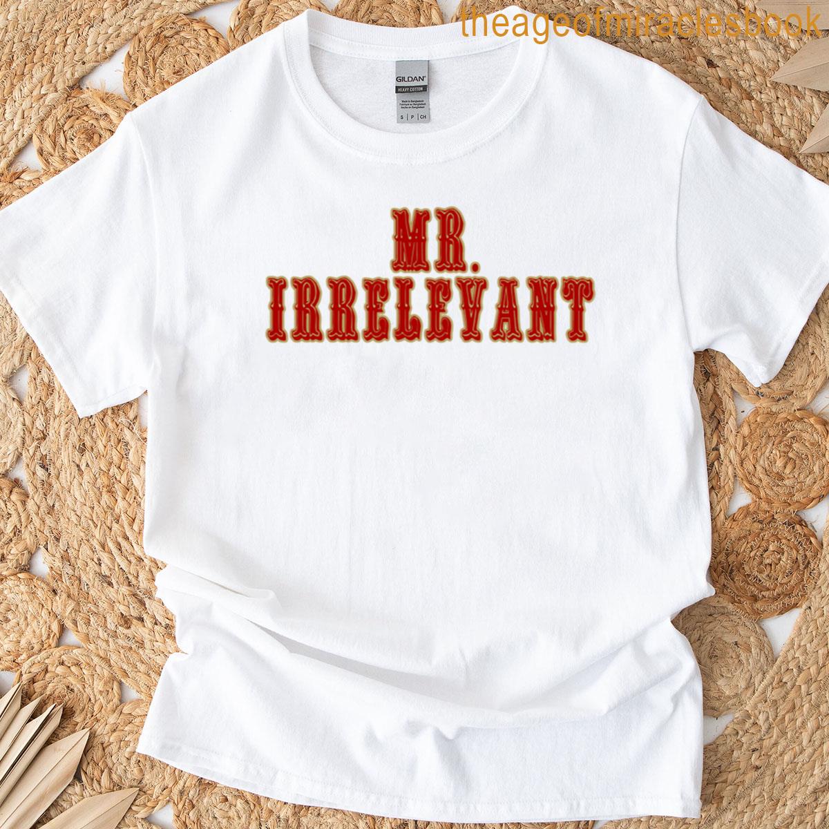 Red Gold Irrelevant T-shirt