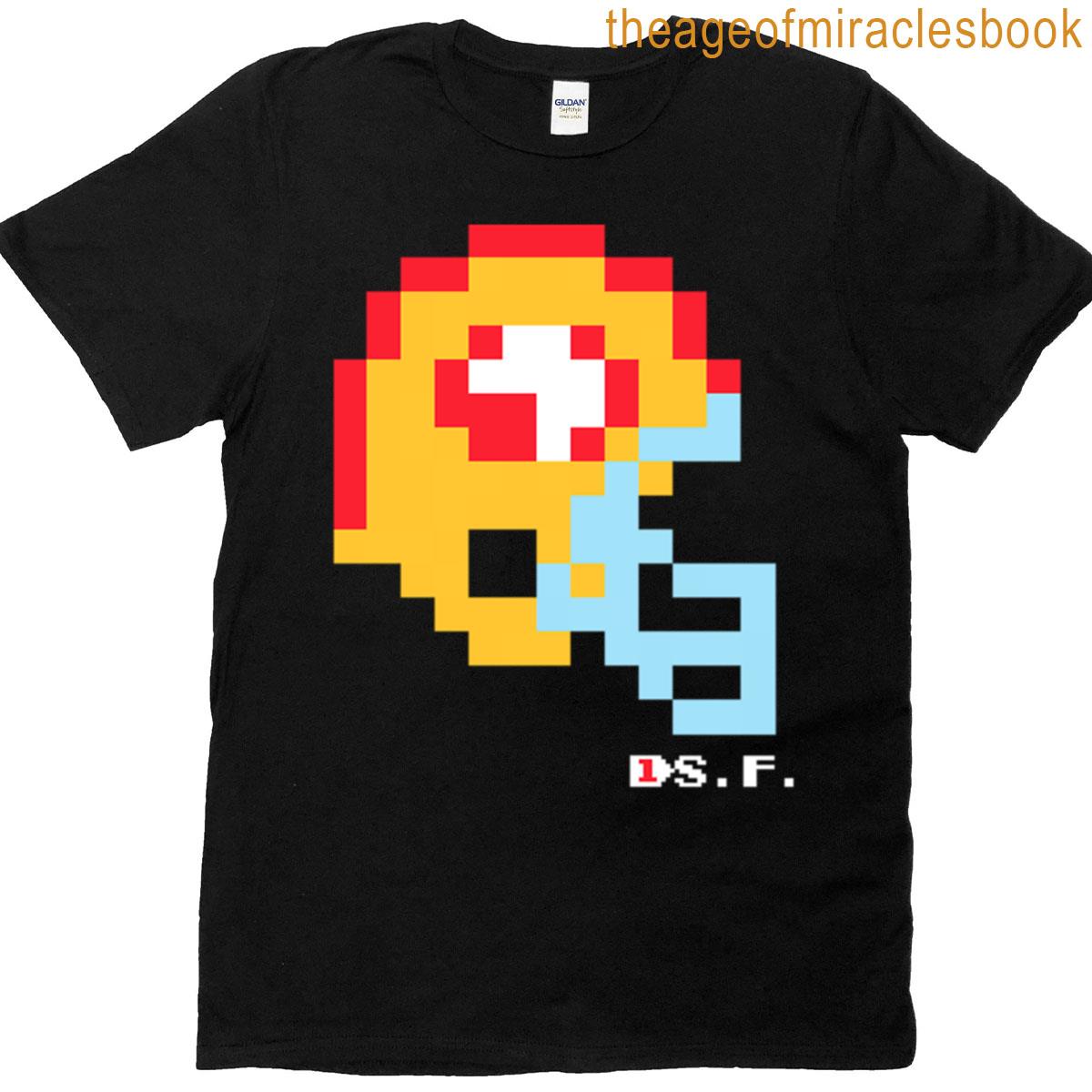 Sf Helmet – Tecmo Bowl T-shirt