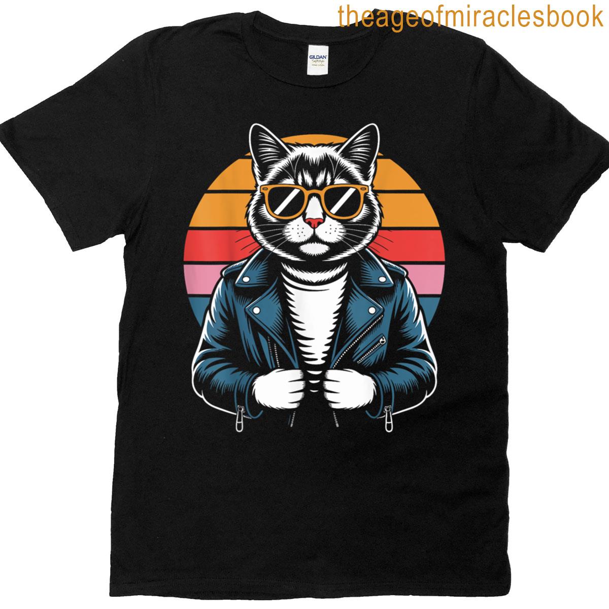 Cat Sunglasses Cat T-shirt