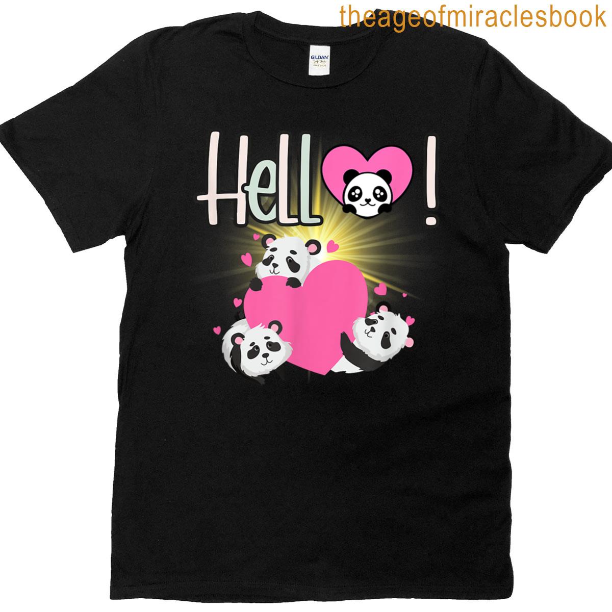 Funny Cute Bear Hello Bear Hello Bear Parody Neat Present Present T-shirt