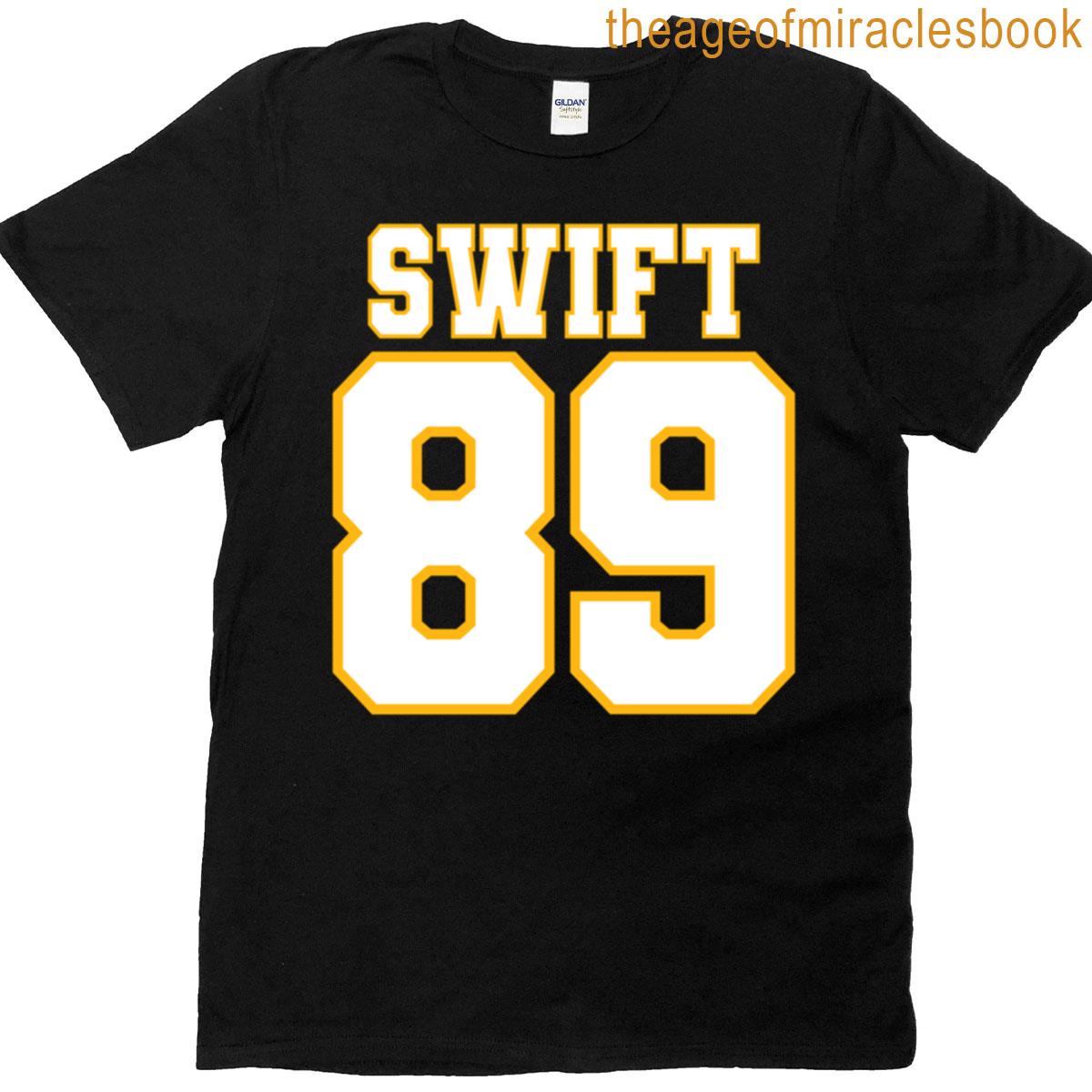 Swift Kelce 89 Red Oversized T-shirt