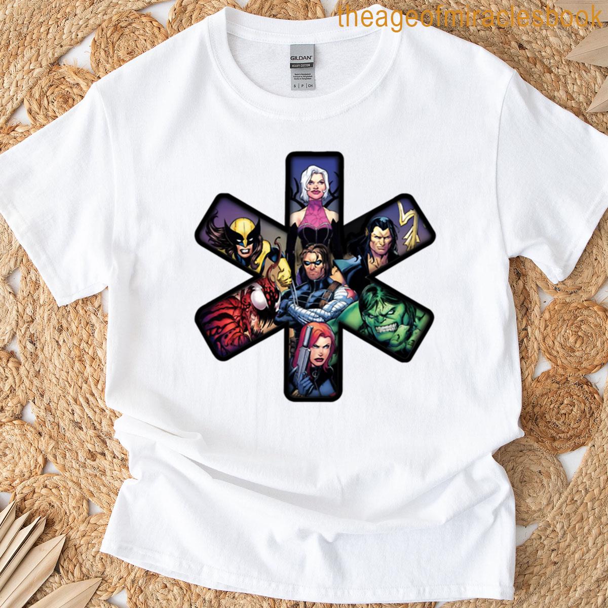 Thunderbolts Anime Design T-shirt