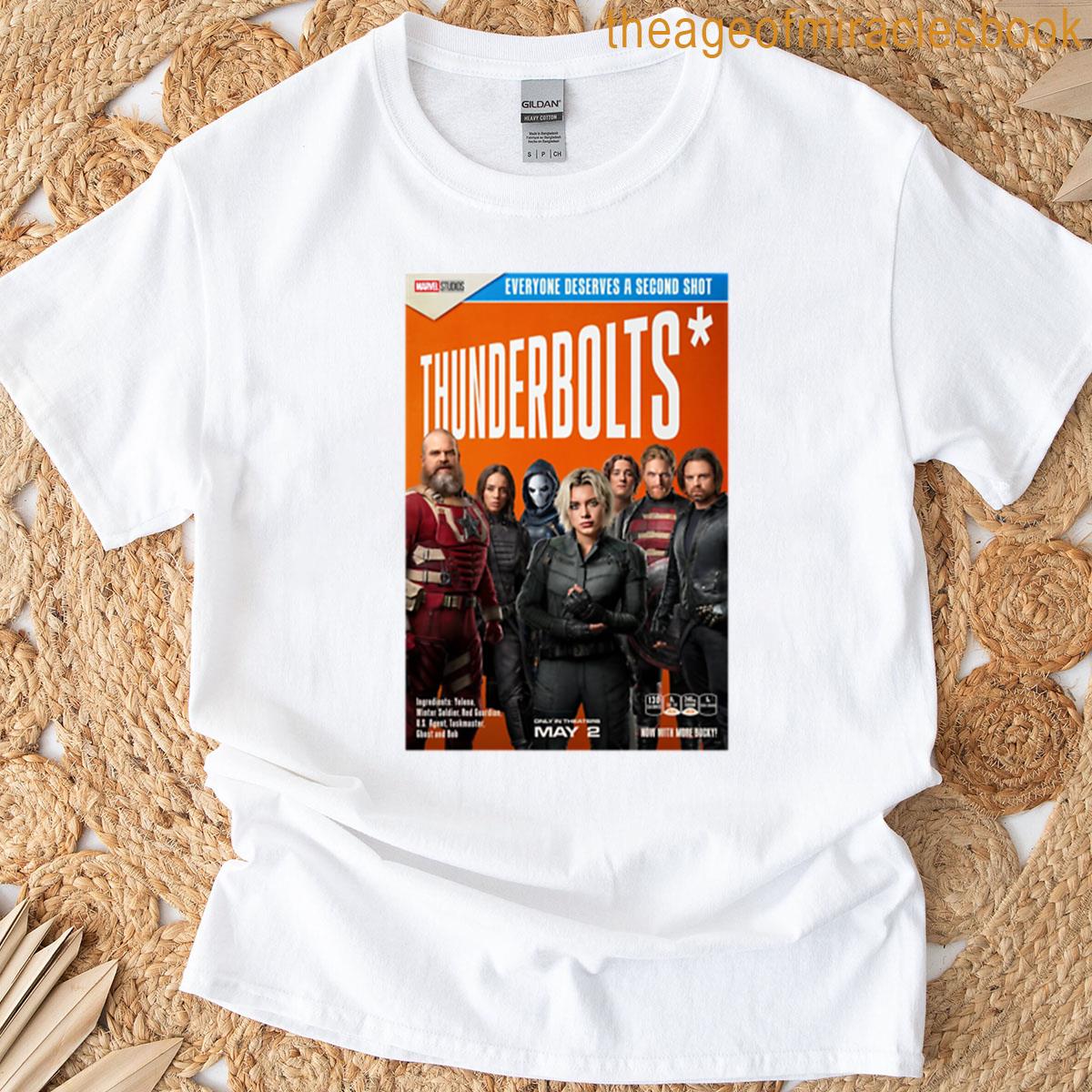 Thunderbolts Cereal Box T-shirt