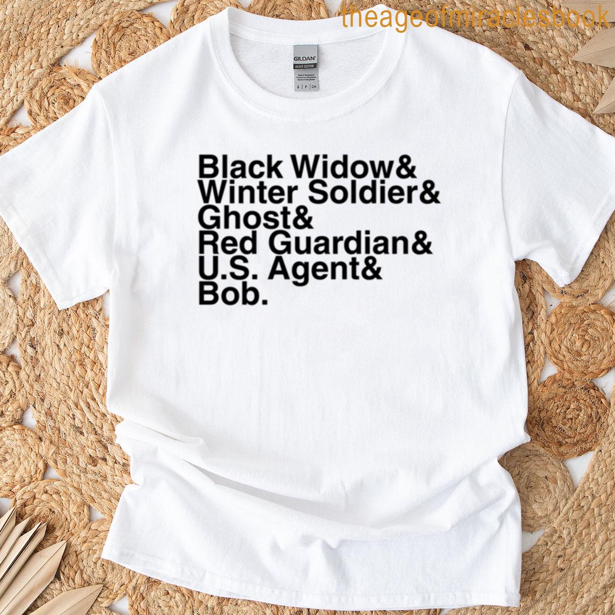 Thunderbolts Superhero Names T-shirt
