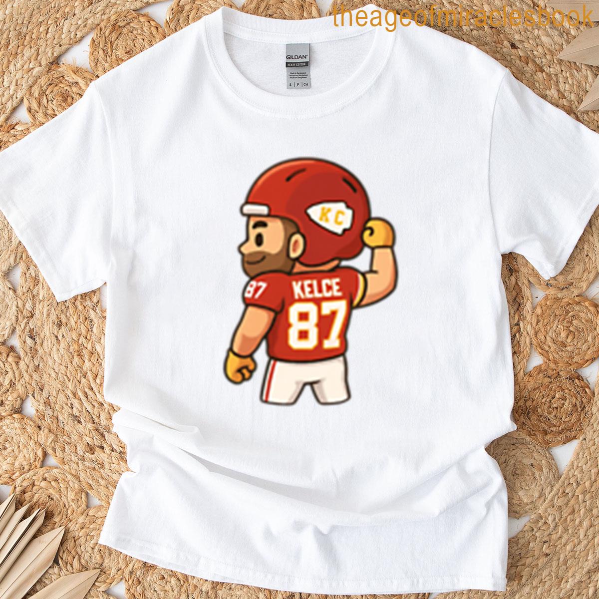 Travis Kelce Kc Pose Chibi Sticker T-shirt