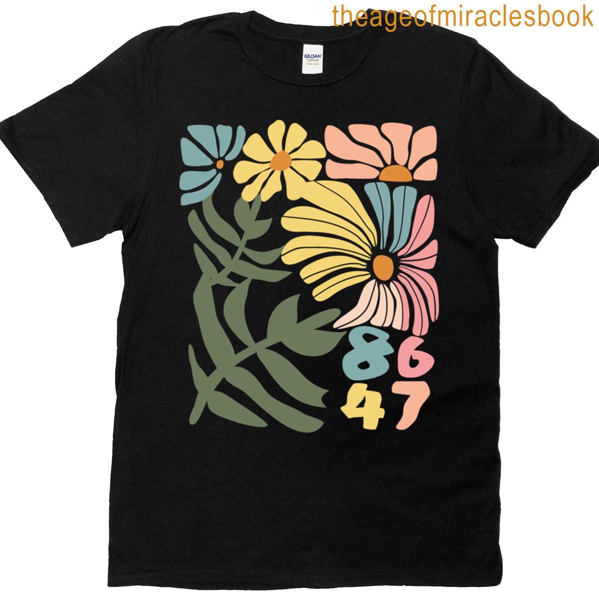 8647 Floral T-shirt
