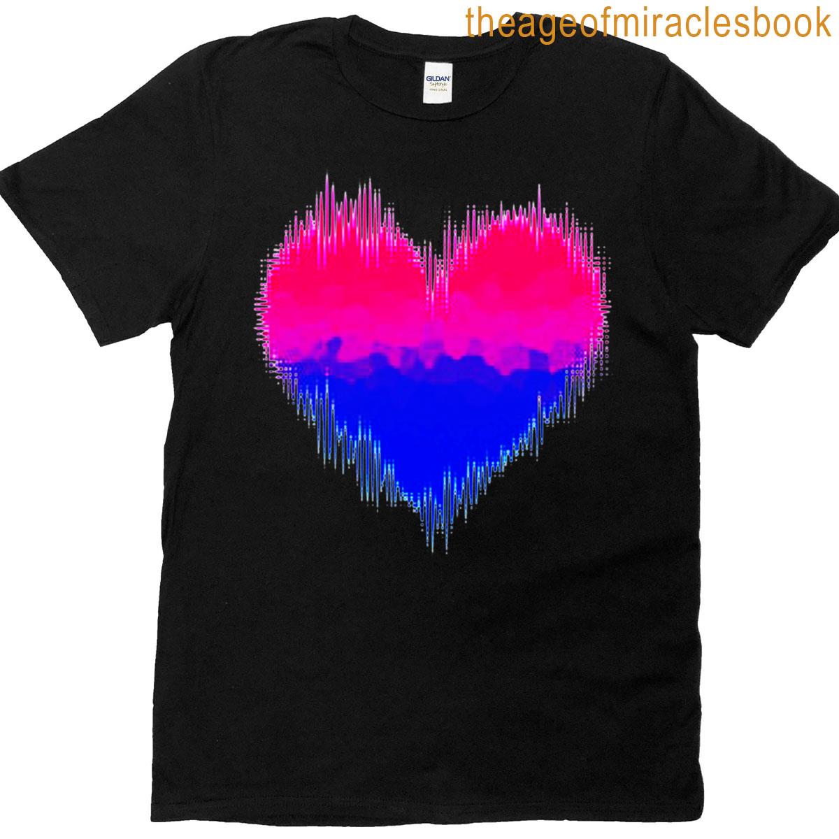 Bi Pride Hearts Oversized T-shirt