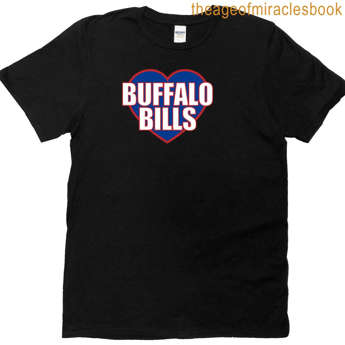 Buffalo Bills Heart Oversized T-shirt