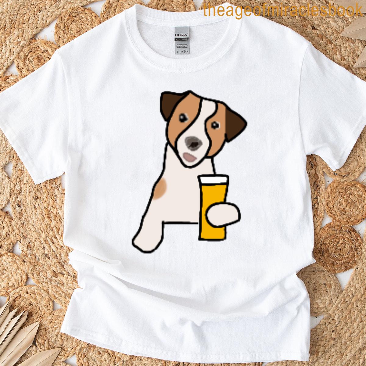 Drinking Jack Russell T-shirt