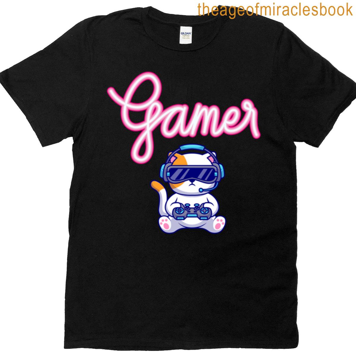 Gamer Kitty Oversized T-shirt