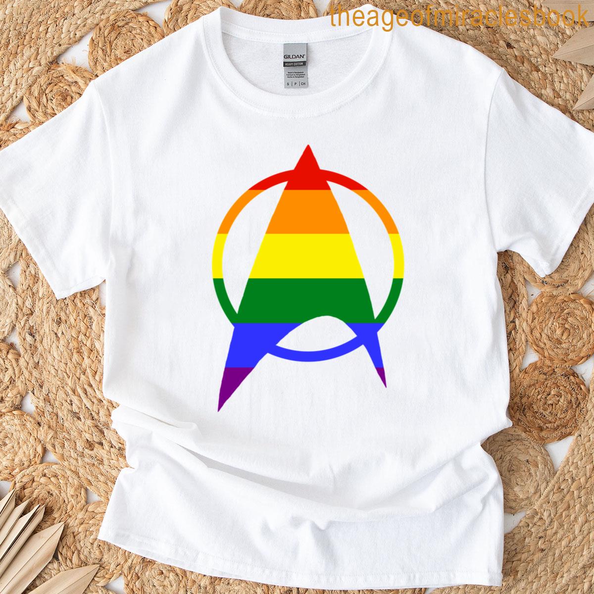 Gayqueer Starfleet Pride T-shirt