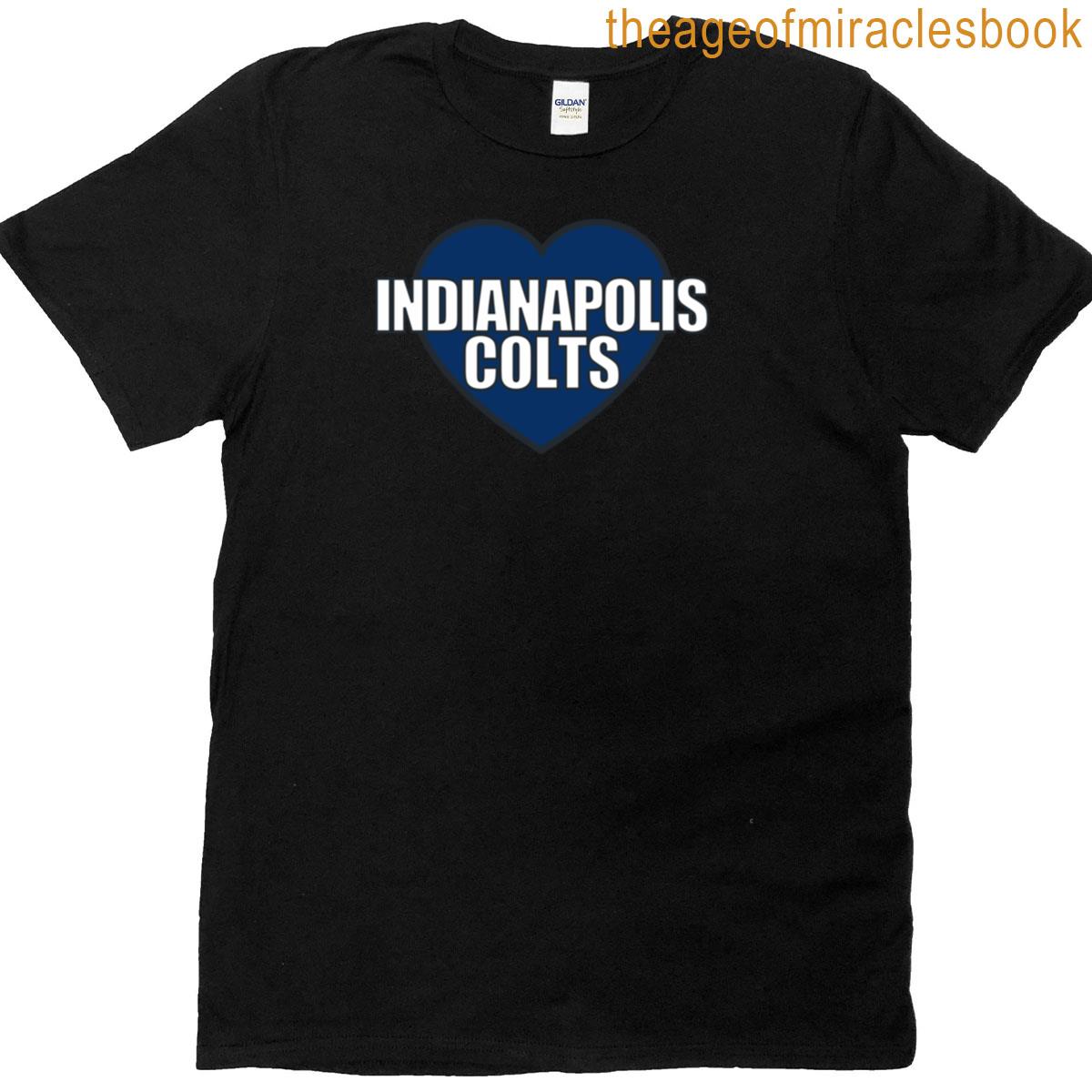 Indianapolis Colts Heart Oversized T-shirt
