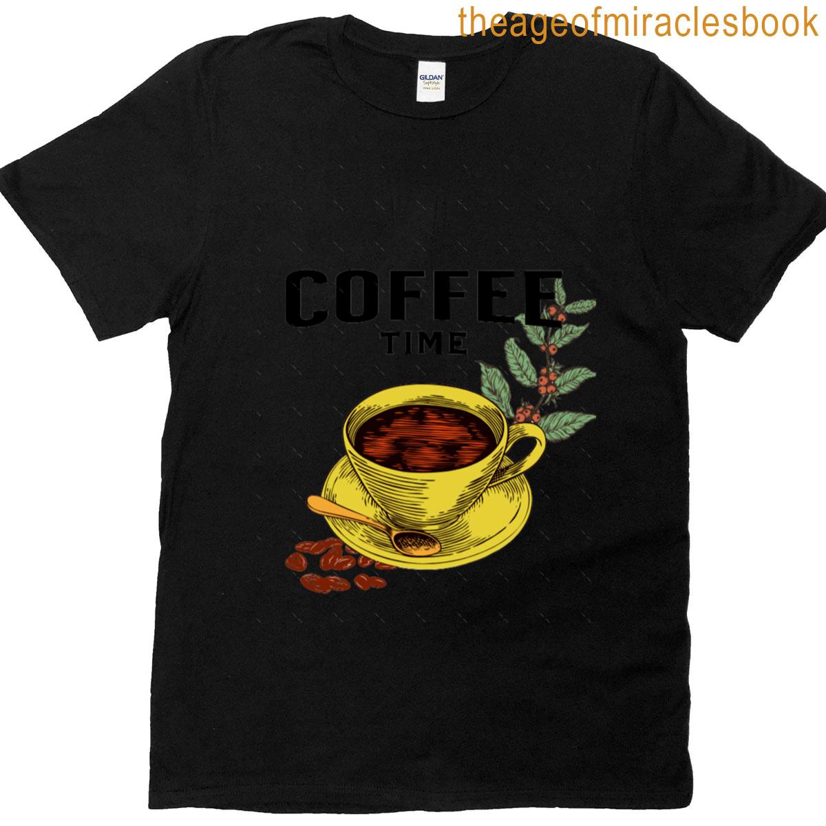 My Coffee Time Design Oversized T-shirt