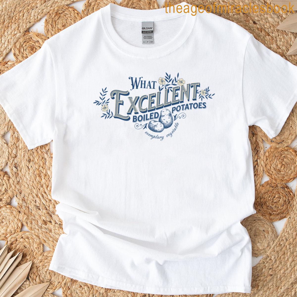 Pride And Prejudice Jane Austen Potatoes T-shirt