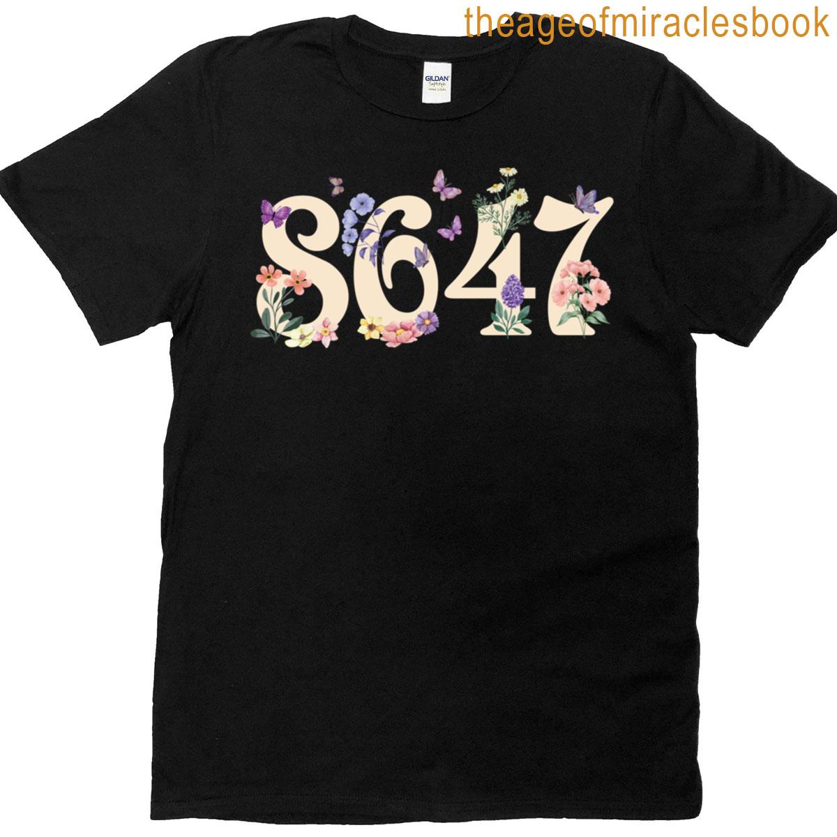 Retro Floral 8647 Oversized T-shirt