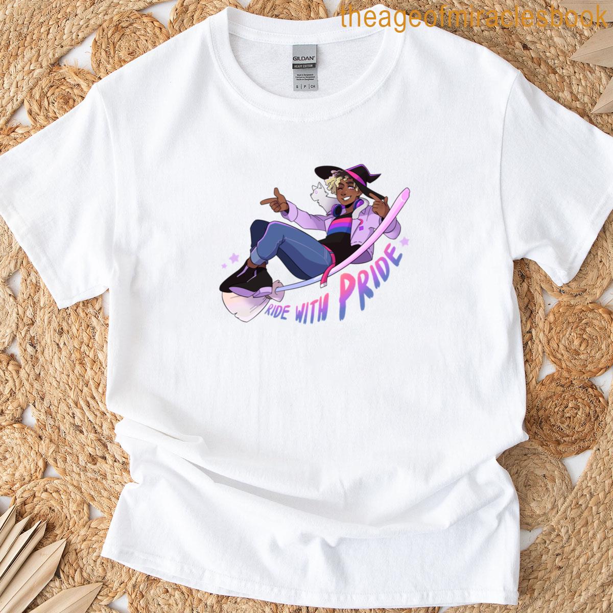 Ride With Pride – Bi T-shirt